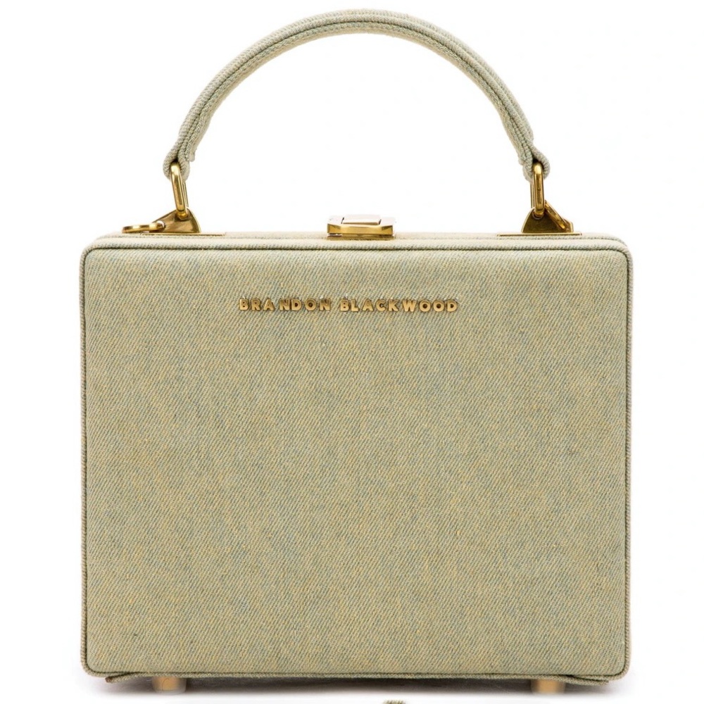 Brandon Blackwood Green Denim Trunk